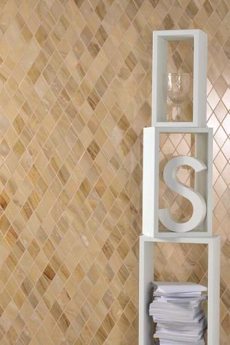 Mosaix-wall-tile Ceramiche-Coem Pietra-Splendente Agata-Miele